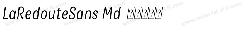 LaRedouteSans Md字体转换